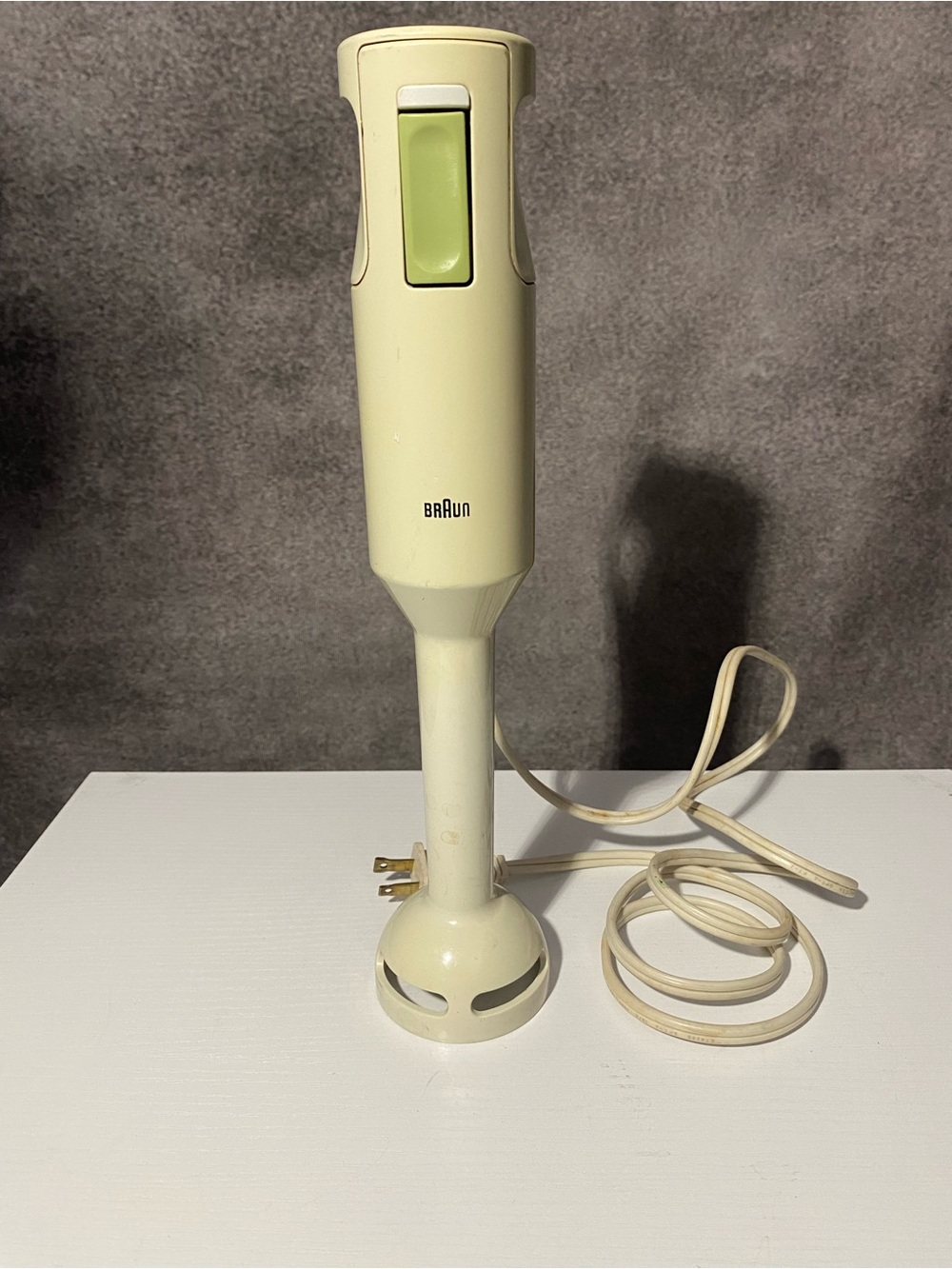 Vintage Braun Hand Blender Immersion Stick Multiquick White Type 4169 160W
